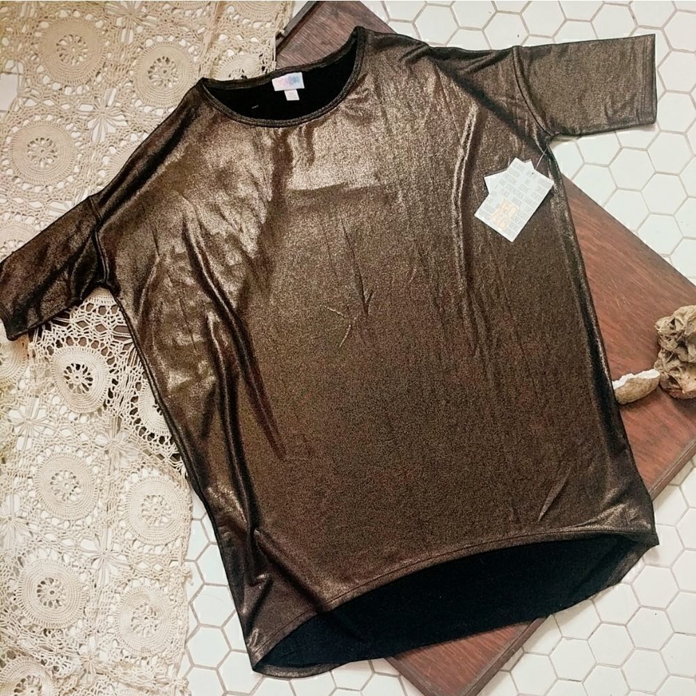 NEW LuLaRoe Mesh Metallic Irma Top 3/$45 XS